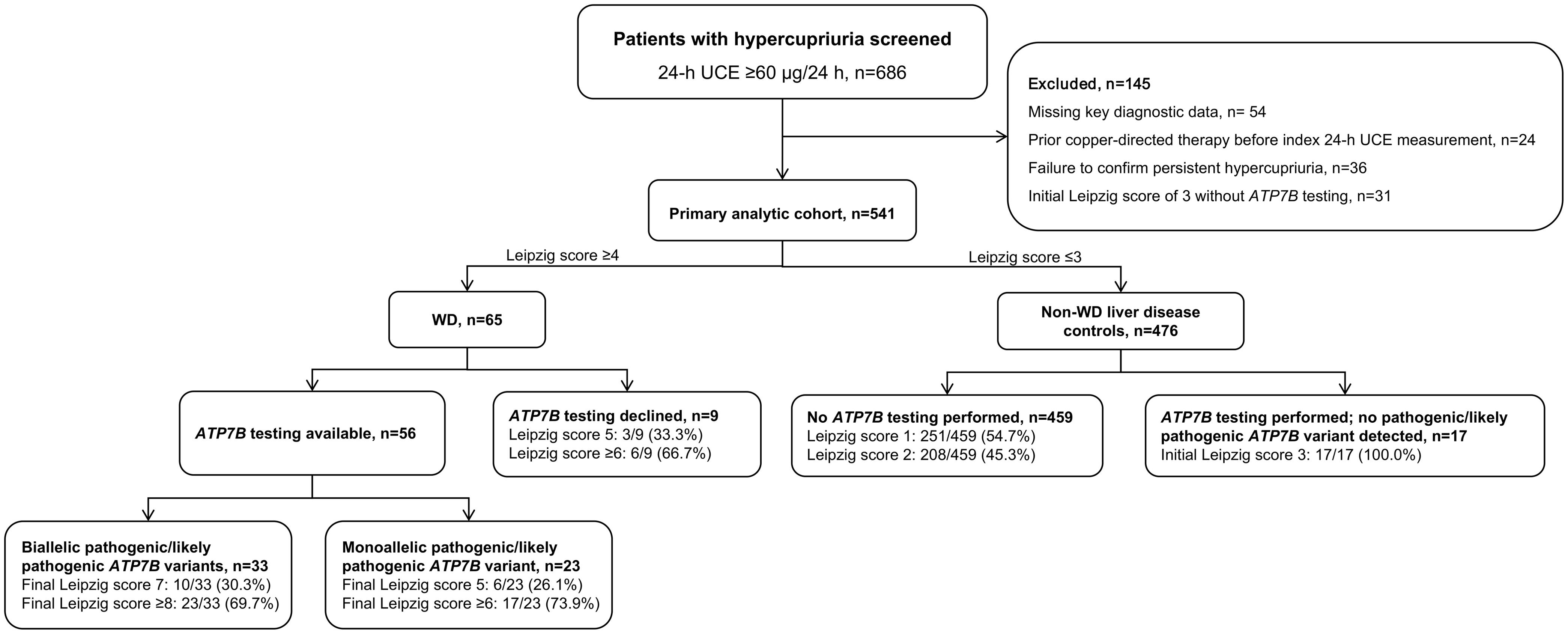 Flow chart of patient selection and final diagnostic classification.