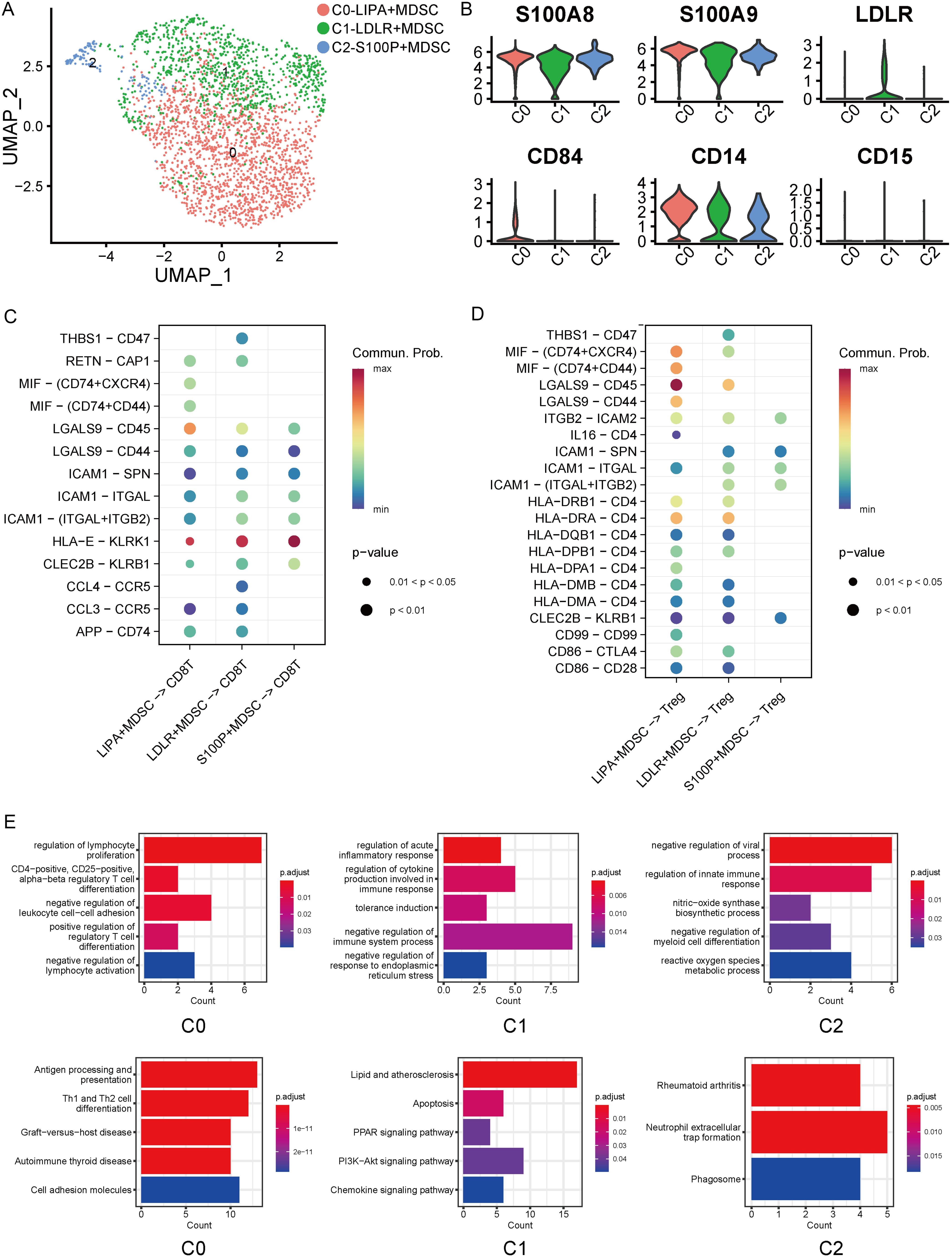 Identification of MDSC subsets in human transplanted liver and peripheral blood.