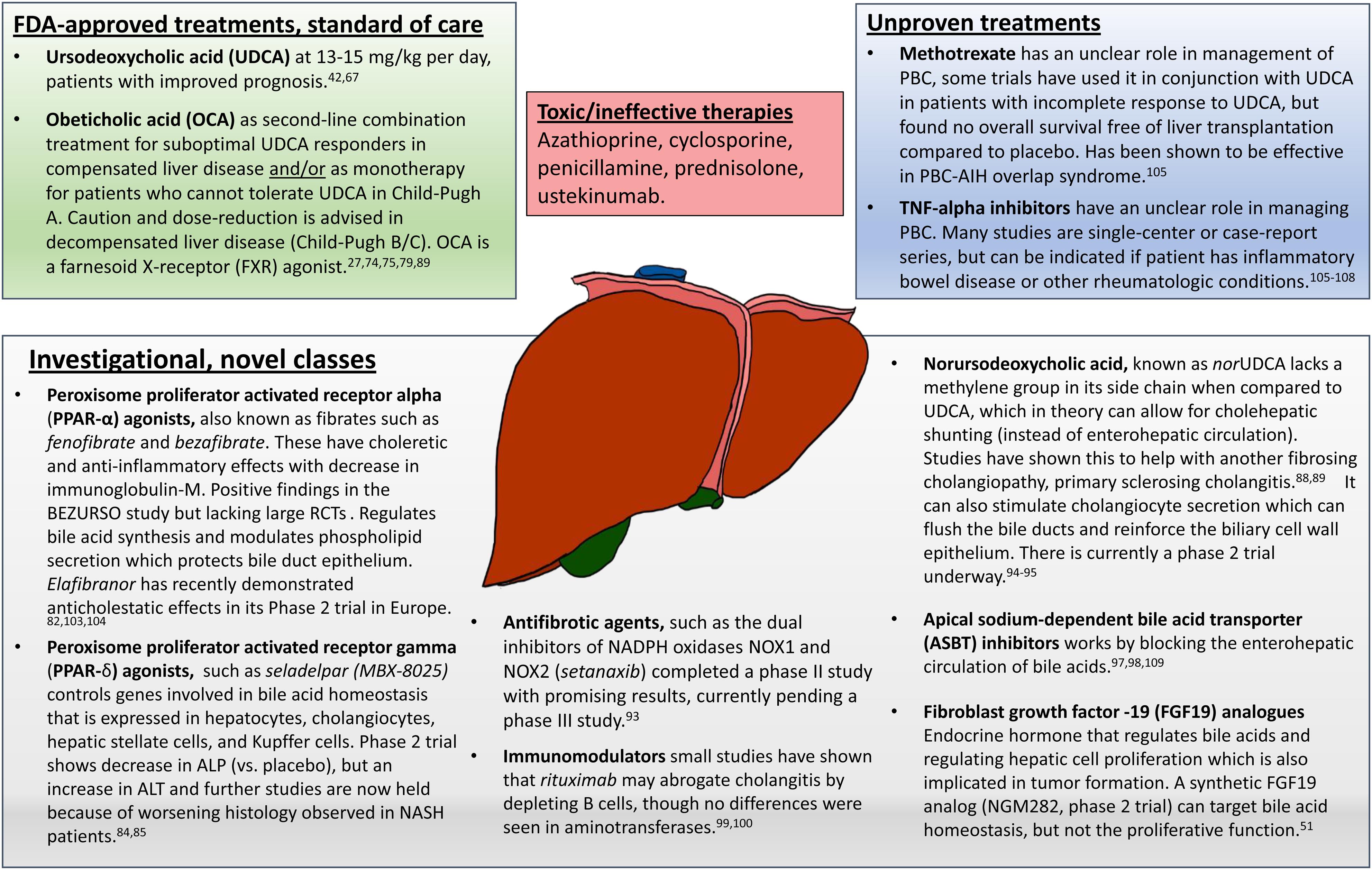 Treatment modalities for primary biliary cholangitis: What we know in 2019.