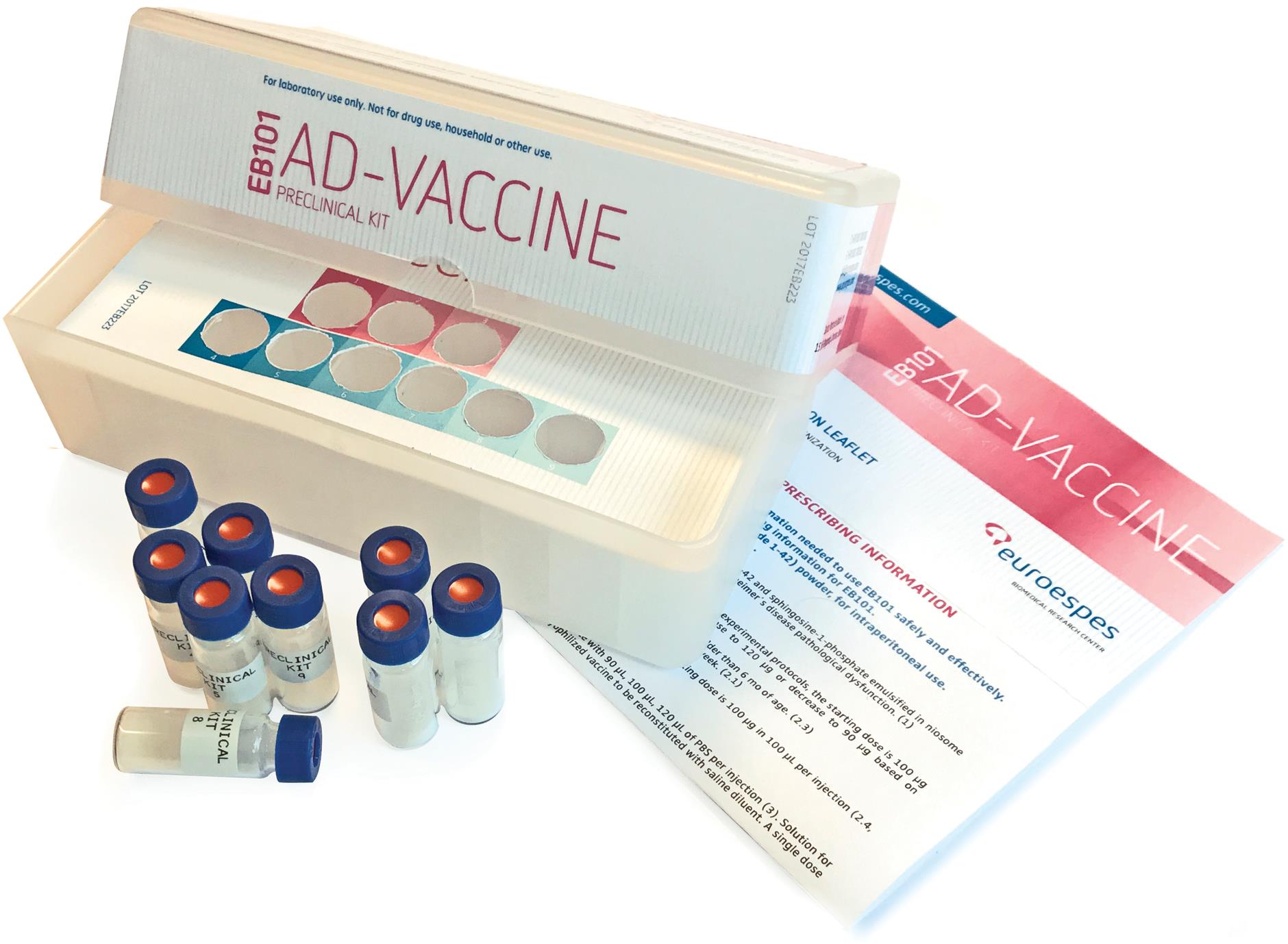 Preclinical EB101 vaccine tool kit for animal models.