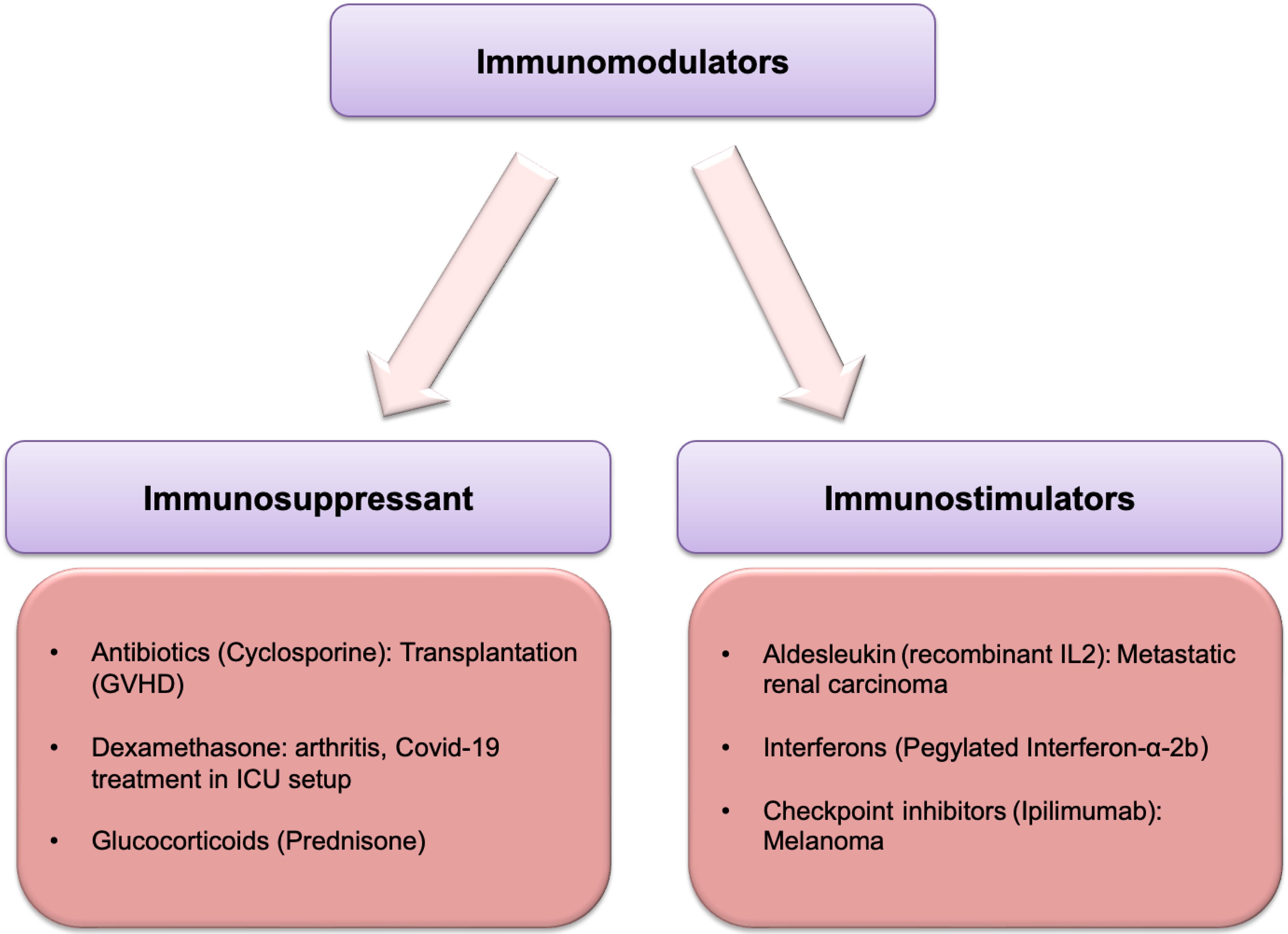 Immunomodulators are a class of molecules that modulate different immune cell responses, thereby preventing life-threatening diseases.