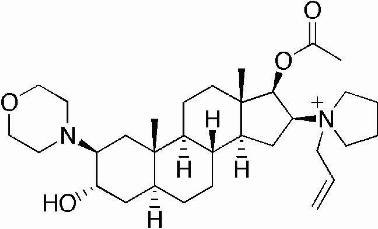 罗库溴铵的分子结构
