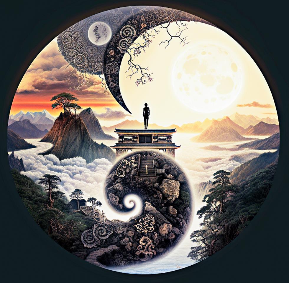 Integration of Yin and Yang between human and the environment.