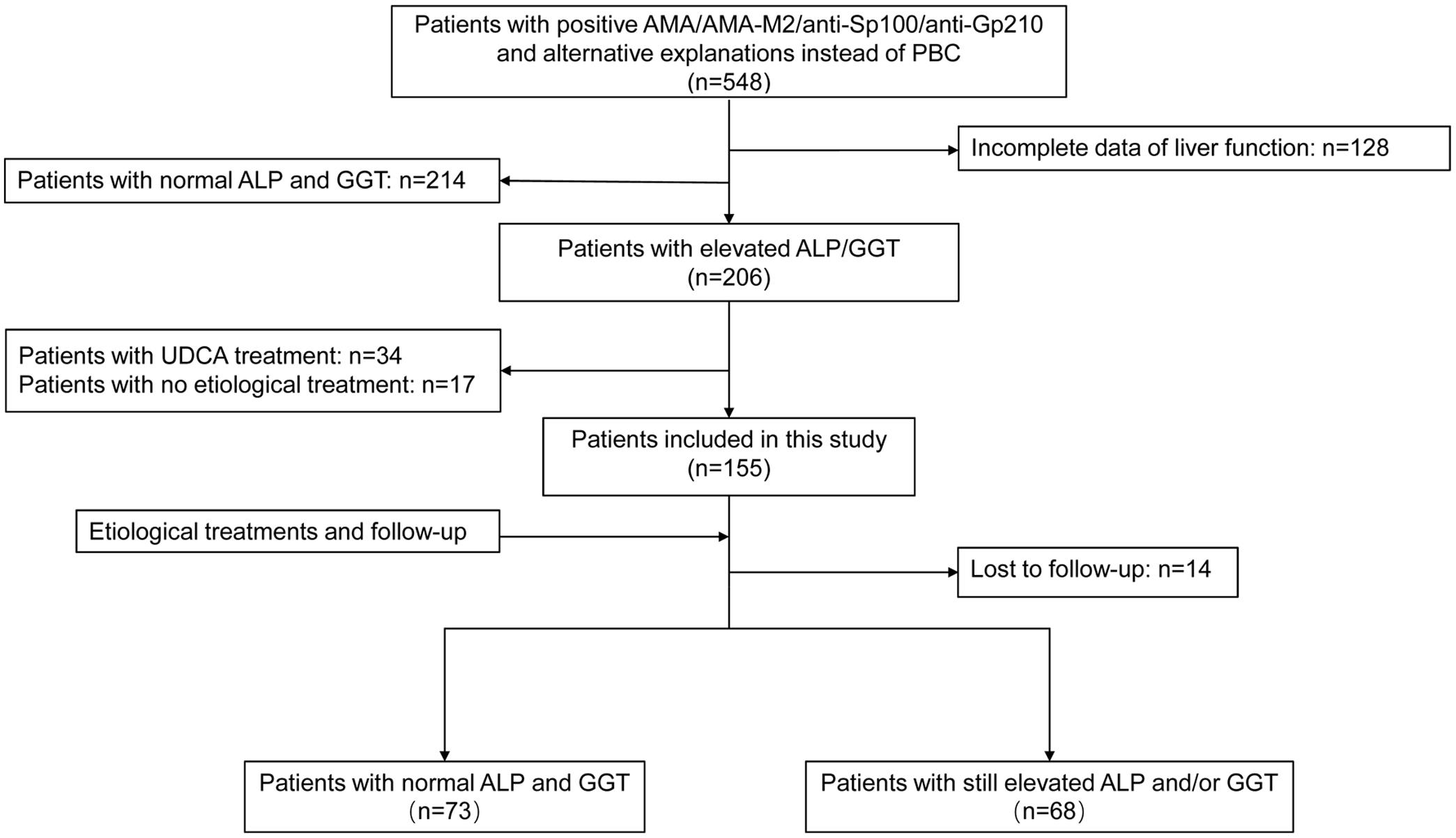 The flowchart of the study.