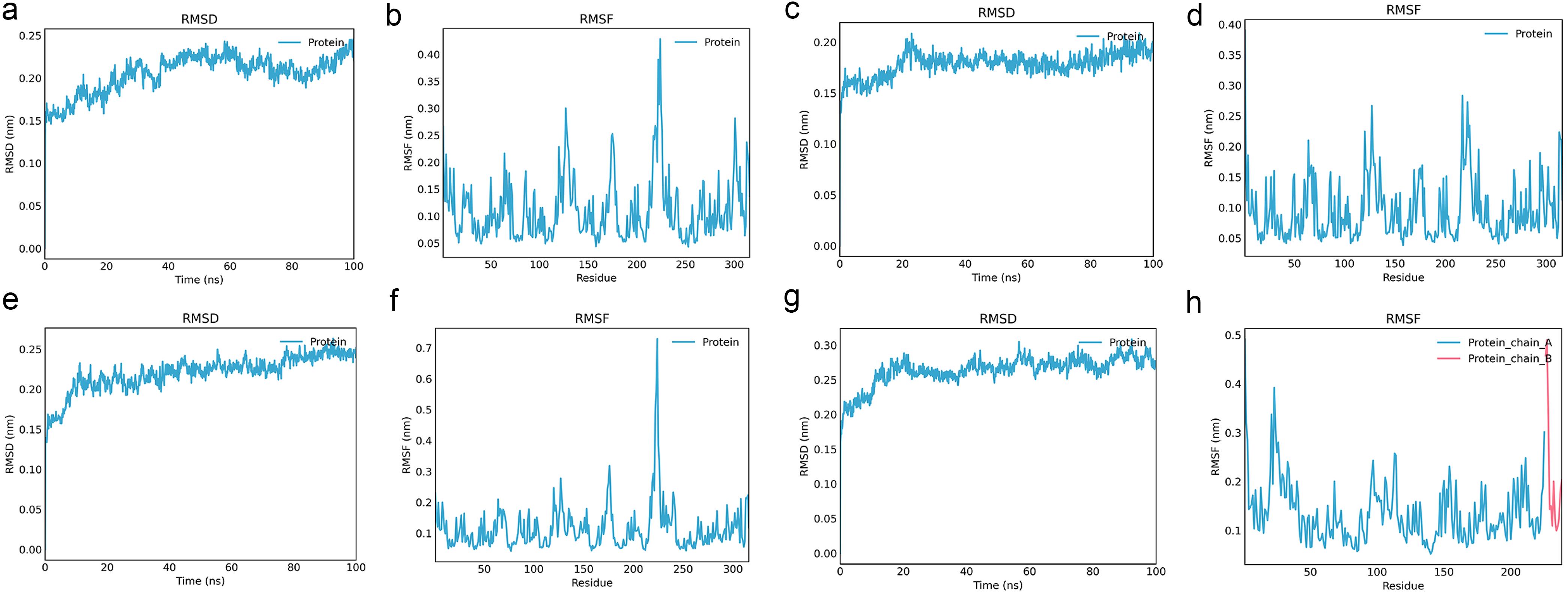 Molecular dynamics simulation results.