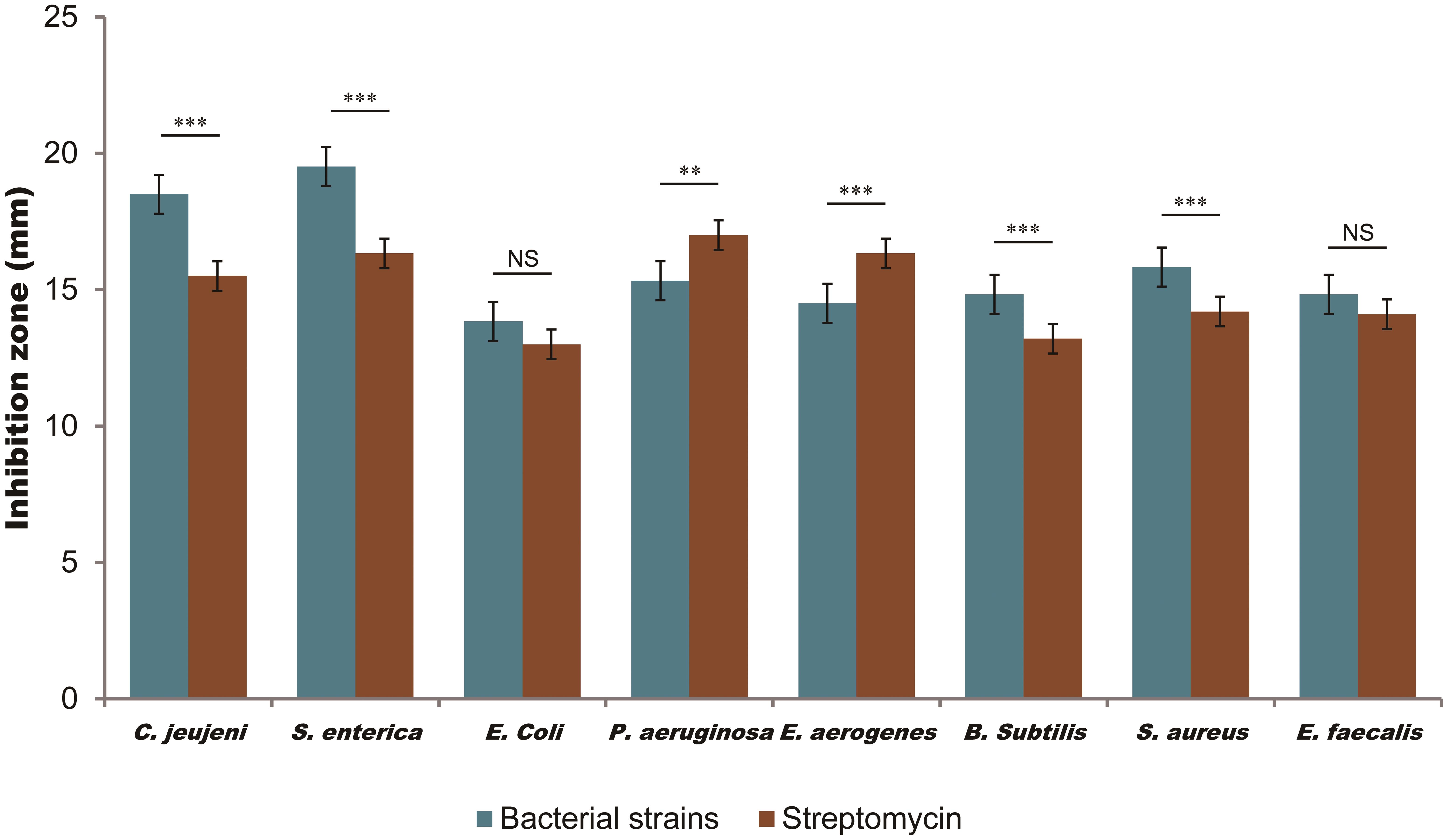 Antimicrobial activity of <italic>R. officinalis</italic> leaf extract.