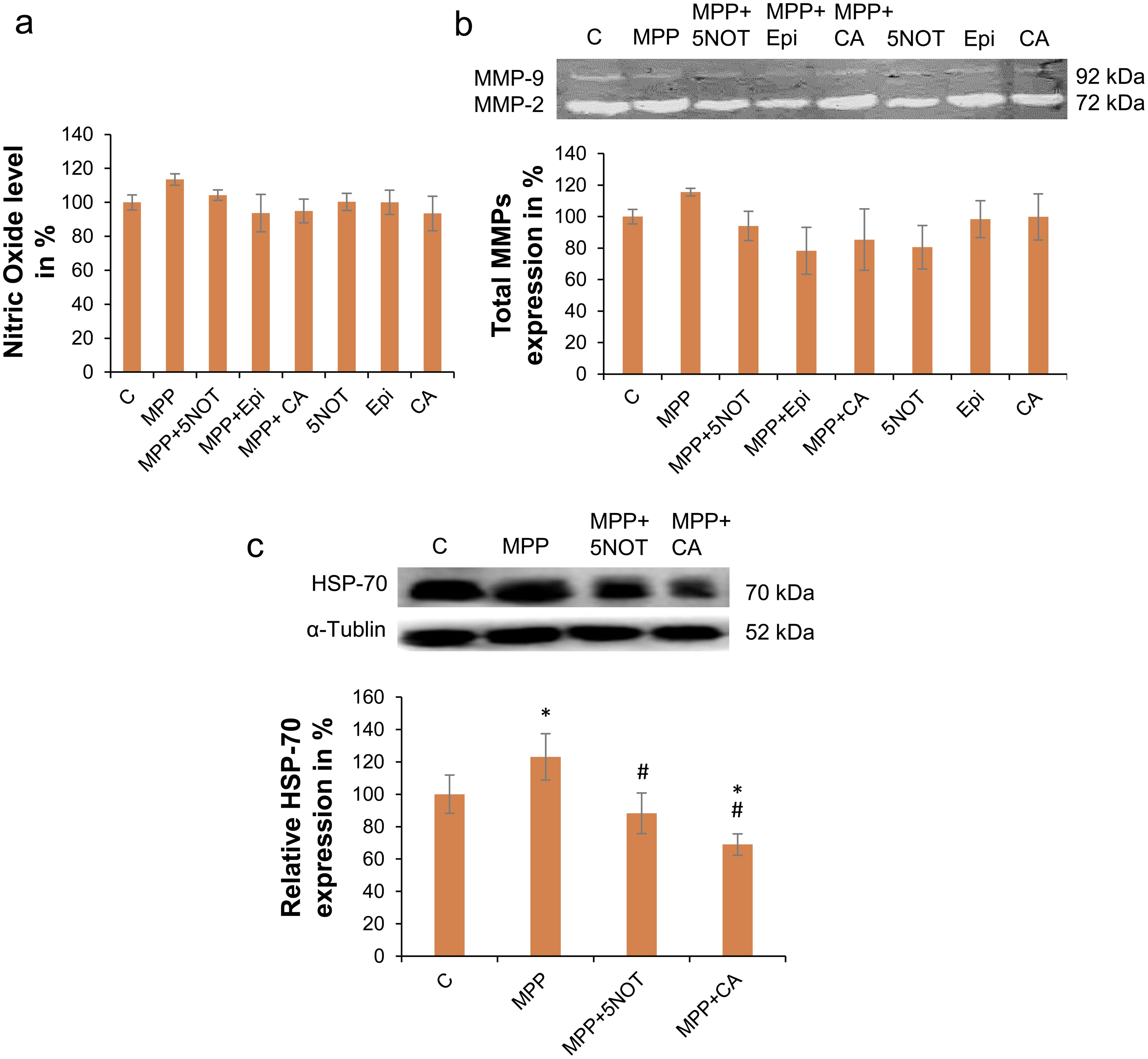5-nonyloxytryptamine oxalate (5-NOT) treatment attenuated the cellular toxicity induced by MPP challenge.
