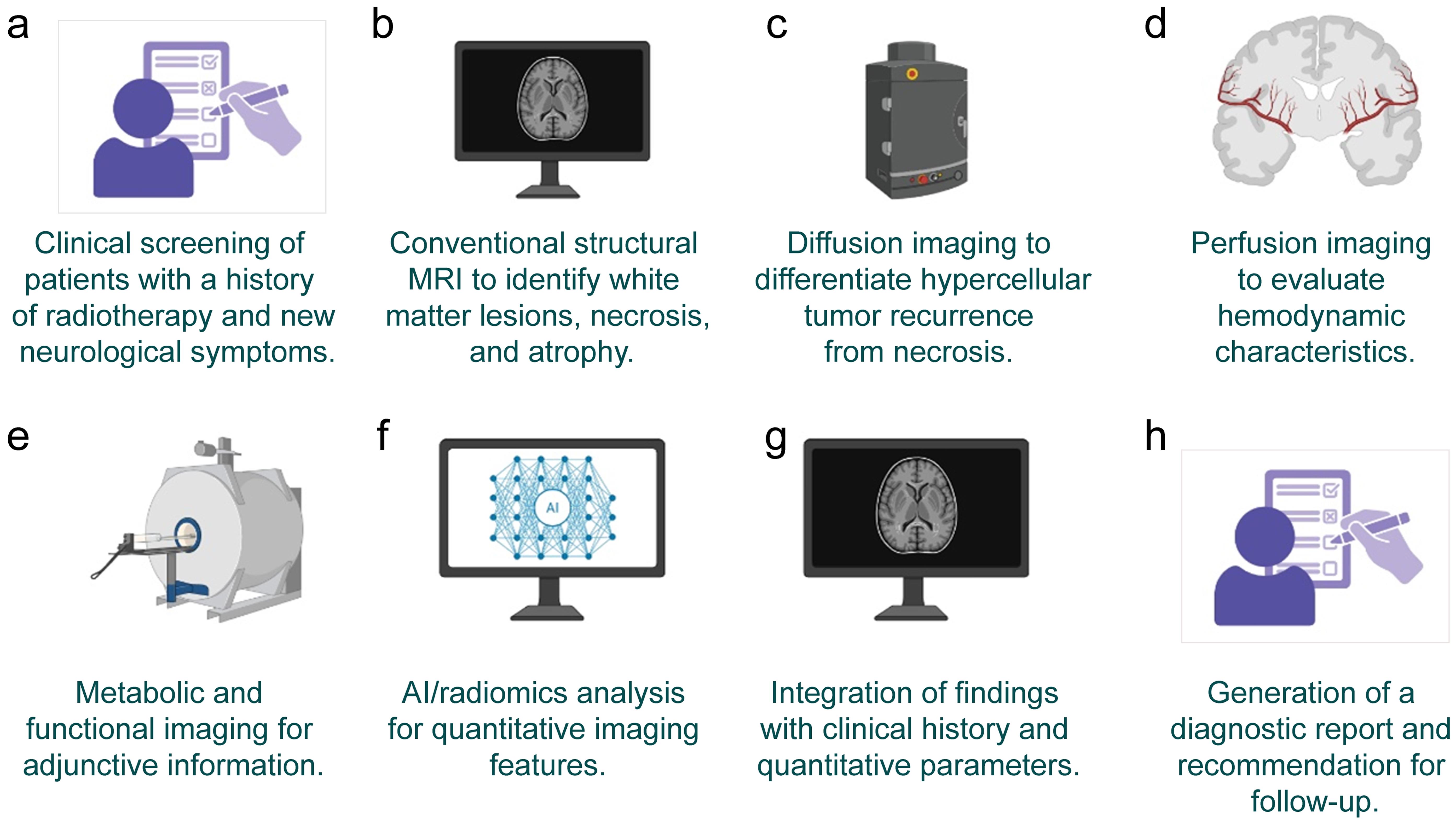 MRI diagnostic imaging workflow for RIBI.