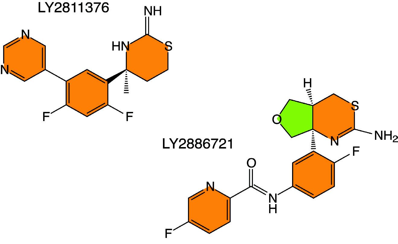 LY2811376 和LY2886721 分子式