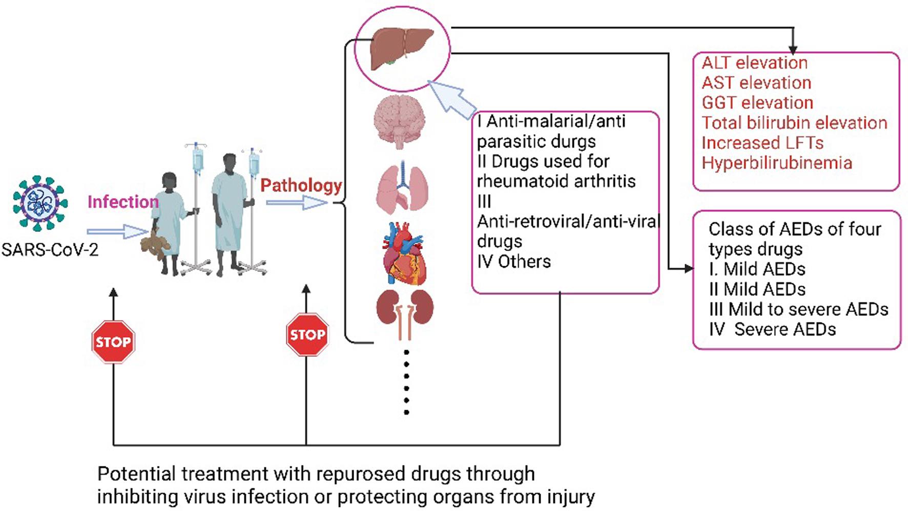 Impact of Liver Functions by Repurposed Drugs for COVID-19 Treatment