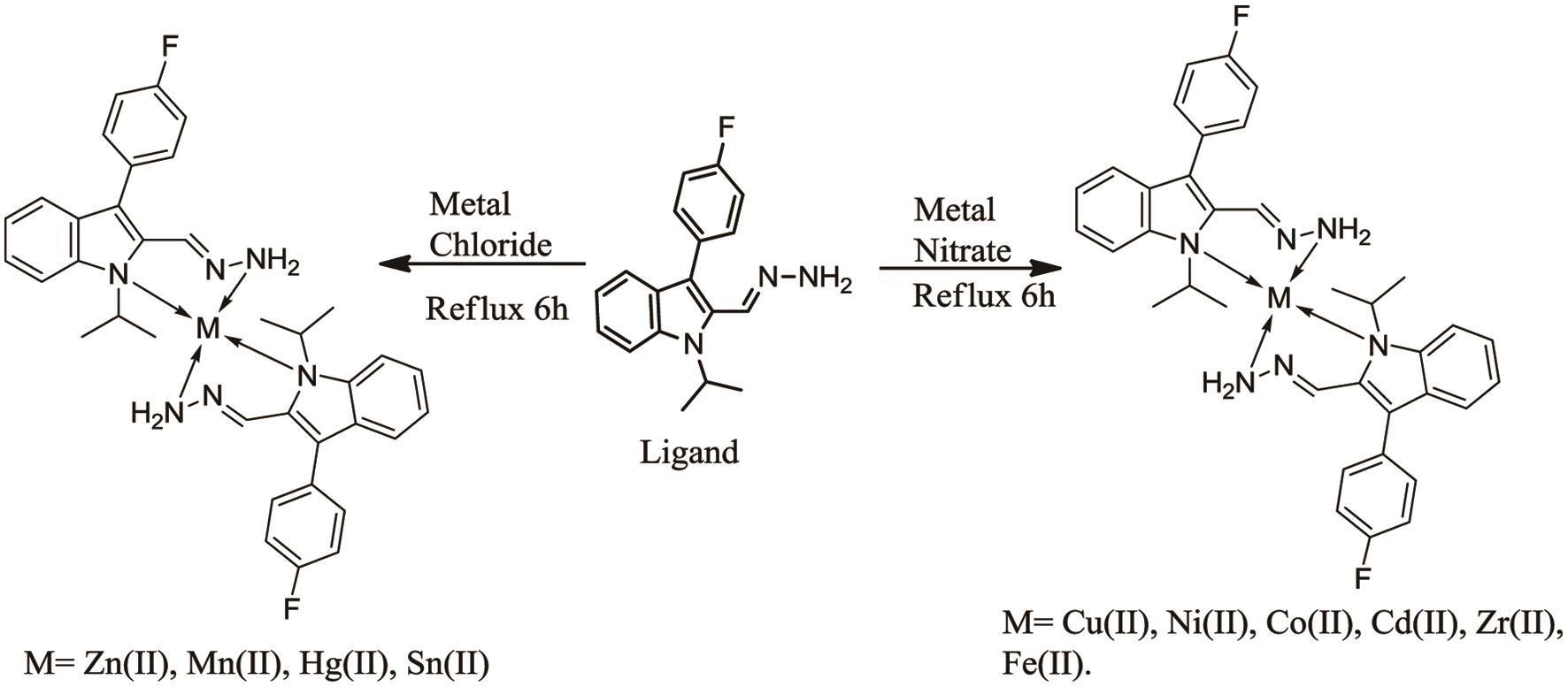Synthesis of metal complexes.